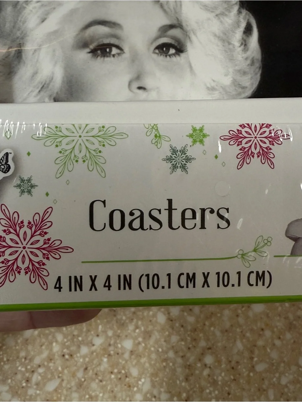 Dolly Parton Pink Decorative Coaster Sets 2 Boxes of 8 Coasters